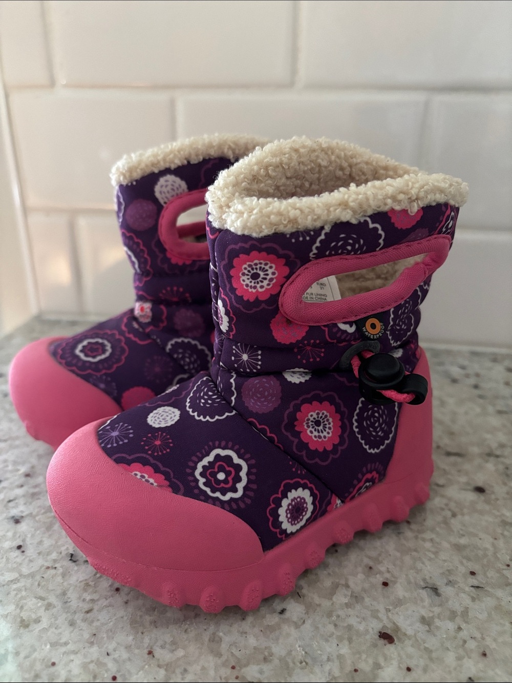 Bogs B Moc Bullseye infant girl’s winter boots